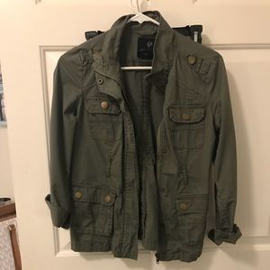 Army green jacket